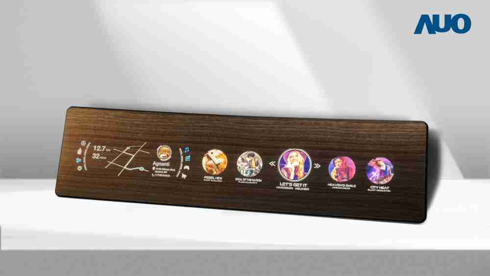 至成国际研发全球最高穿透度达80%的AmLED木纹显示器，，，，可于使用时呈现高亮度、、、清晰可见的信息，，并在不使用时回归为单纯的饰板，，，，节能兼具美观